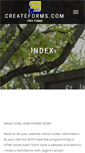Mobile Screenshot of createforms.com
